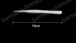Stainless steel tweezers Straight tip (thick) 14cm
