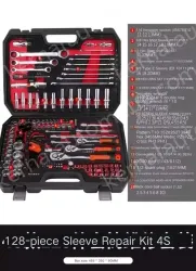 4S model anti-drop 72-tooth bent shank 128-piece set