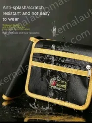 Yellow upgraded tool belt bag medium bag + mineral water hook included