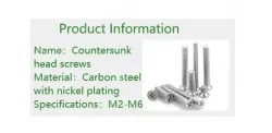 Electronic screws M6*18