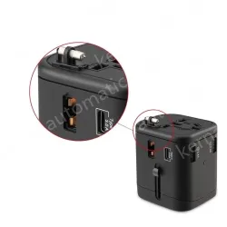Universal travel adapter Type C usb