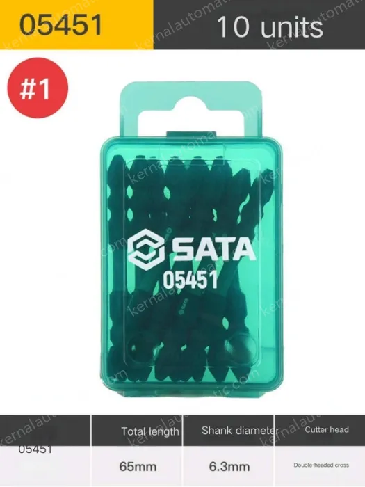 10Pcs double-ended cross #1 with a total length of 65mm-05451