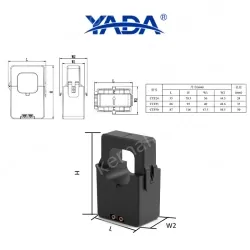 CTF35-300A/5A miniature open current transformer snap-on transformer for retrofitting