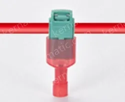 T4 green 0.5-1.5 square hard wire-T-type no-break wire terminal