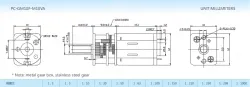 Gear-box motors