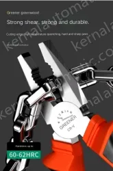 Powerful 6 inch needle-nose pliers