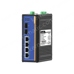 [Gigabit 2 Optical 4 Electrical] Ring Network Management Industrial Switch