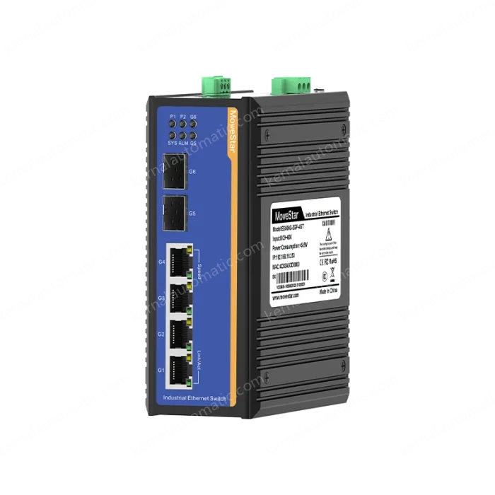 [Gigabit 2 Optical 4 Electrical] Ring Network Management Industrial Switch