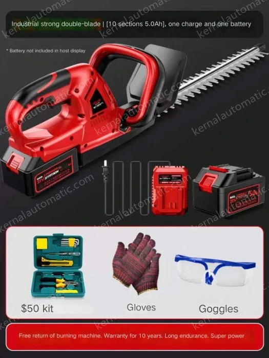 Industrial powerful double-edged 10-cell 5.0Ah one battery and one charge