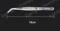 Stainless steel tweezers Curved round head (304 models) 18cm
