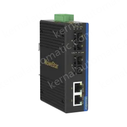 2 Ports 100M F(x) + 2 Ports 10/100M T(x) Din-Rail Unmanaged Industrial Ethernet Switch