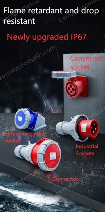 3 pole 63A connector