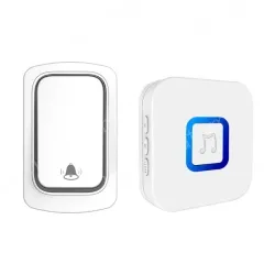 Long distance battery free self generating wireless doorbell, no need for punching or wiring, can set partition ringtones