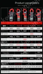 DE66D AC & DC current measurement with NCV