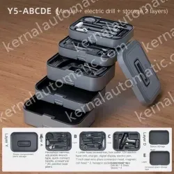 Y5-ABCDE manual + electric drill + storage 2 layers
