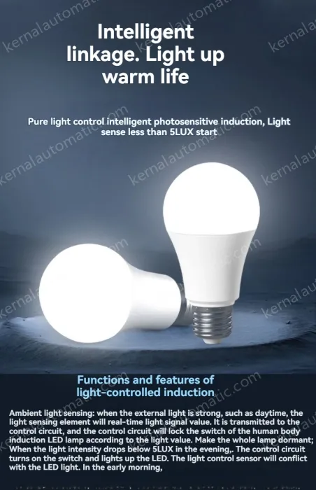 LED photosensitive lamp-5W