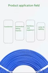 Transformer Cable 8AWG Black