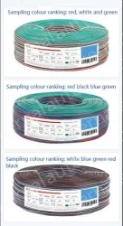 LED light connecting cable 26AWG*6 and (7/0.12TS)