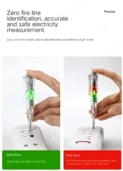 Non-contact measuring pen with illumination DE28 with NCV