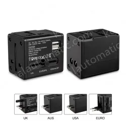 2USB travel adapter 5V,1000mA KRUSB-WLG3337B