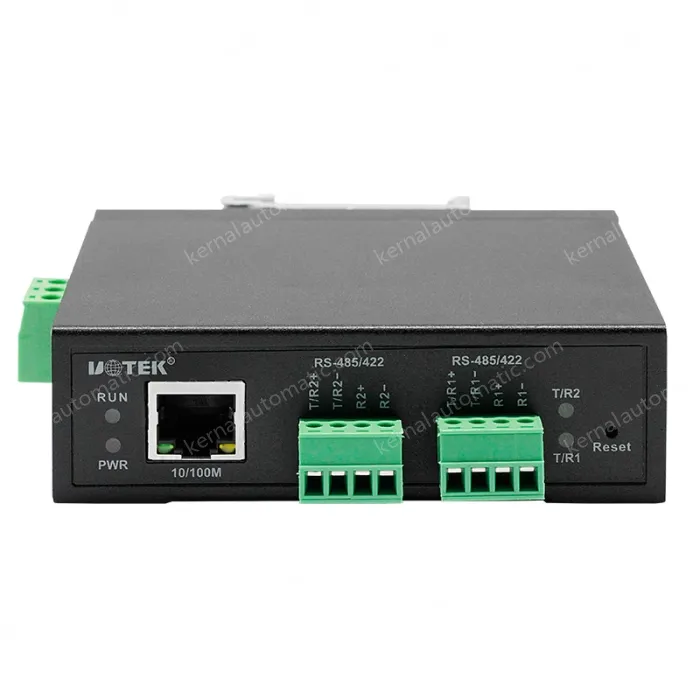 UOTEK UT-6802MT-I 10/100M to 2 ports 485/422 Isolated Serial Device Server