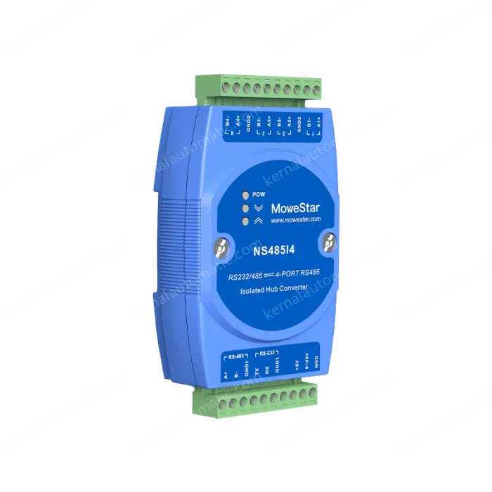 1 Port RS232/485 To 4 Ports RS485 Passive Isolated HUB