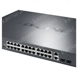 24 x 10/100Base-T RJ45 ports Gigabit uplink Ethernet PoE switches
