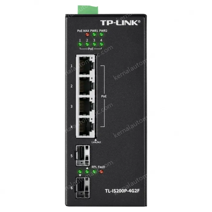 Layer 2 management of ring network industrial boost PoE switches