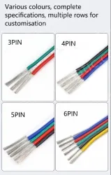 LED light connecting cable 18AWG*8 and (34/0.17TS)