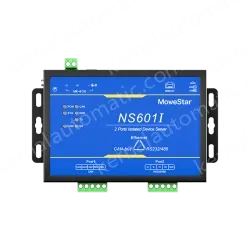 1 Port CAN-bus + 1*RS232/485 To Ethernet Opto-isolated Wall-mounted Ethernet CAN-bus Server