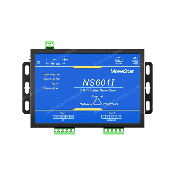 1 Port CAN-bus + 1*RS232/485 To Ethernet Opto-isolated Wall-mounted Ethernet CAN-bus Server