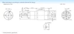 Planetary gear motor