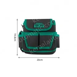Multi-slip pocket belt bag with flap