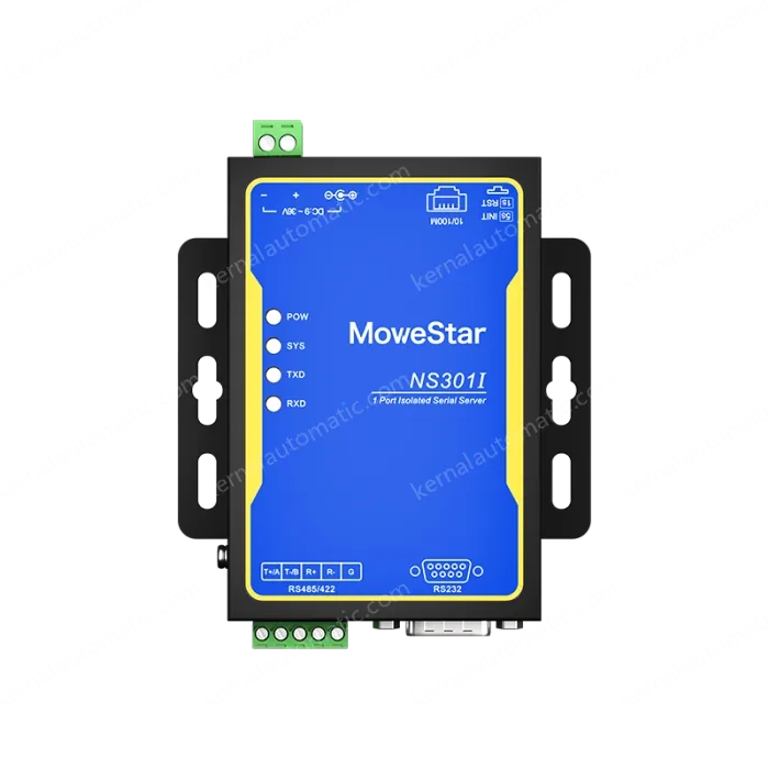 1 Port RS232/485/422 Serial to 100M Ethernet Opto-isolated Server