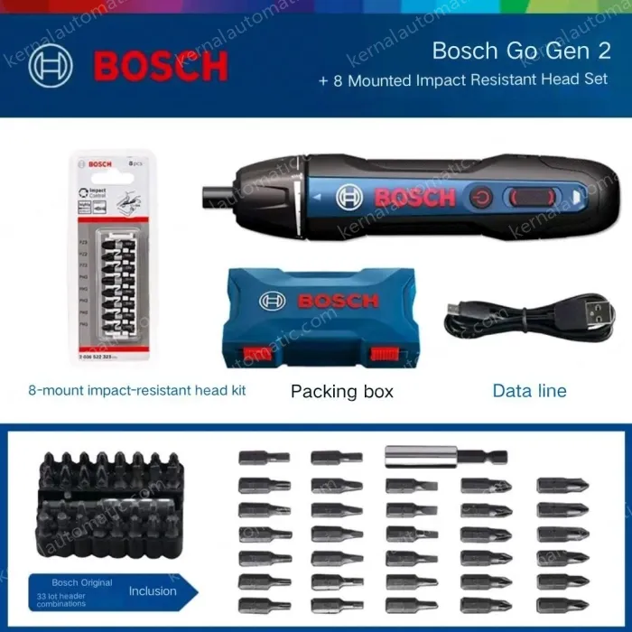Bosch GO 2 + 8 impact-resistant bit set
