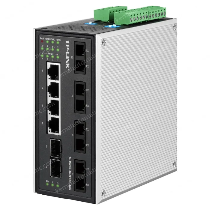 Layer 2 management of 10 port industrial switches