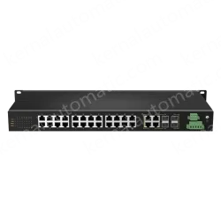 [4 Gigabit + 24 Gigabit Battery] managed industrial switch