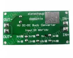 DC-DC high-voltage buck module Input DC 10~80V Output 5V With terminals