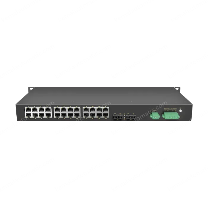 2 Ports 100M FX + 24 Ports 10/100M RJ45 Rack-mount Managed Industrial Ethernet Switch
