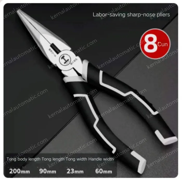 8 inch labor-saving needle-nose pliers 70% labor-saving