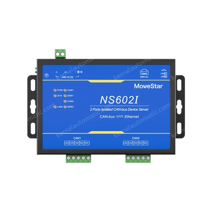 2 Ports CAN-bus To Ethernet Opto-isolated Wall-mounted Ethernet CAN-bus Server
