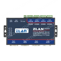 4 RS232 serial ports and 4 RS422/485 serial ports Serial Device Server