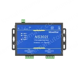 2 Ports RS485/422 Serial to 100M Ethernet Opto-isolated Server