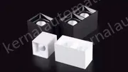 Surface-mounted square cob spotlights 20W