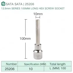 Dafei 10mm with a total length of 100mm-25206