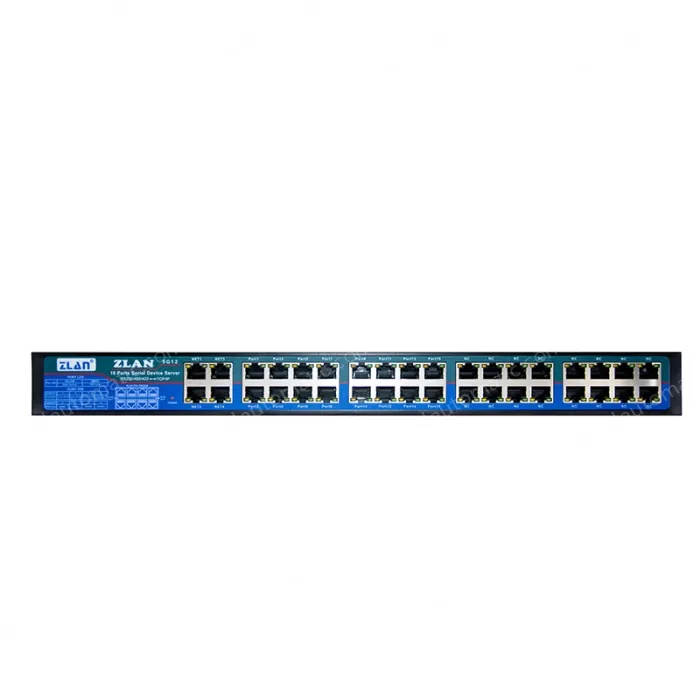Sixteen port serial servers