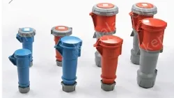 5 pole 16A concealed straight chassis connector TYP 1473