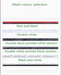 Cabinet Light Power Cord 26AWG (7/0.12TS) Black Printed White Sections