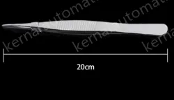 Stainless steel tweezers Straight tip (thick) 20cm