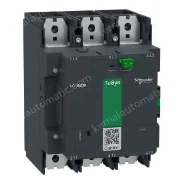 LC1G630KUEN Contactor, high power, TeSys Giga, standard version, AC-3, <= 440V, 630A, 3 pole/NO, 100-250VAC/DC coil